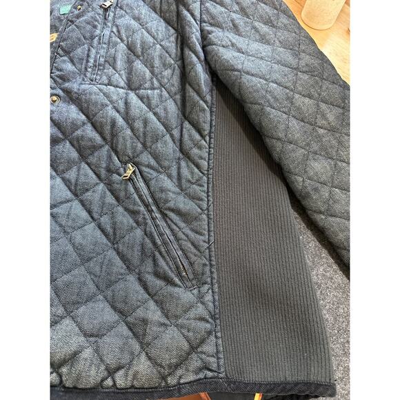 Ralph Lauren LRL Women’s Cotton Denim Quilted Lined Jacket, Size Large, EUC - Picture 8 of 8